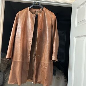 Beautiful leather coat